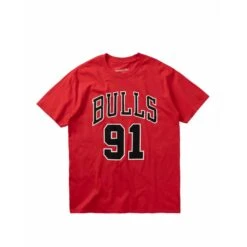 Mitchell & Ness T-shirt Last Dance Chicago Bulls Number 91