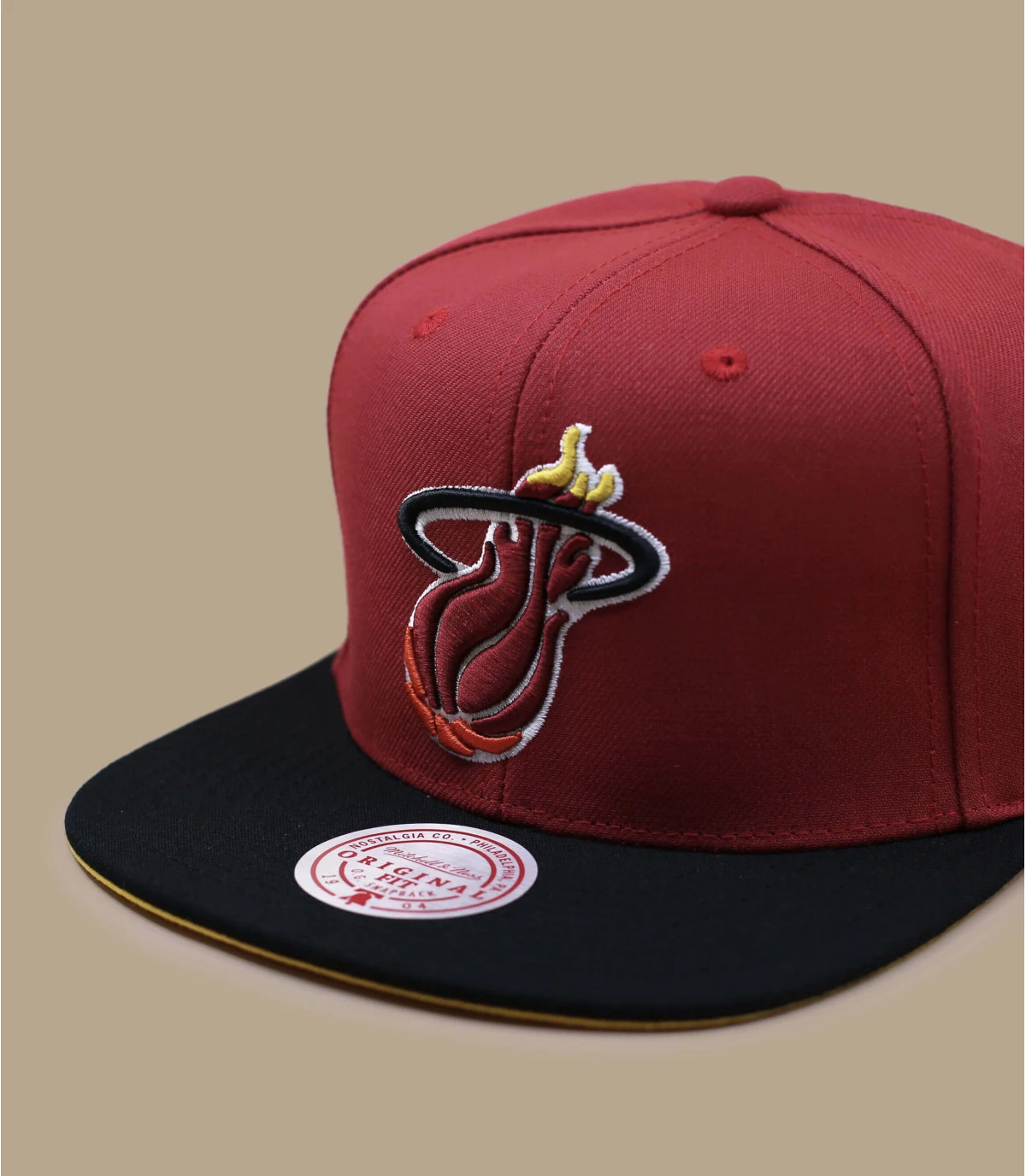 Mitchell & Ness NBA Core Basic Snapback Heat – Image 2