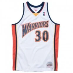 Mitchell & Ness NBA JR - Maillot Curry Warriors Blanc - Mitchell&Ness