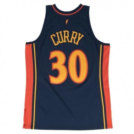 Mitchell & Ness NBA JR - Maillot Curry Warriors Navy - Mitchell&Ness