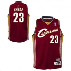 Mitchell & Ness NBA JR - Maillot Lebron Cavs Rouge - Mitchell&Ness