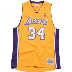Mitchell & Ness NBA JR - Maillot O'Neal Lakers Jaune - M&N
