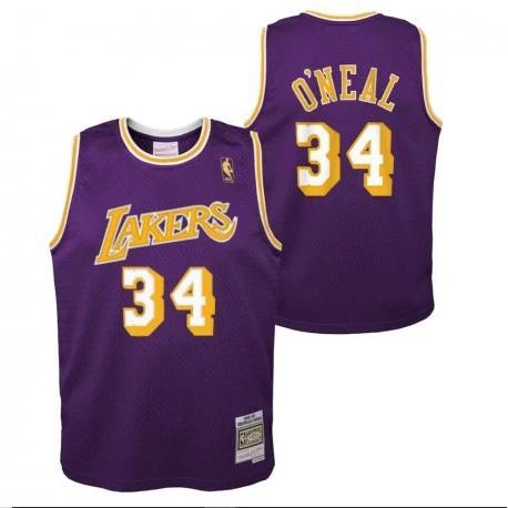 Mitchell & Ness NBA JR - Maillot O'Neal Lakers Purple - Mitchell&Ness