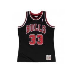 Mitchell & Ness NBA JR - Maillot Pippen Bulls Noir - Mitchell&Ness
