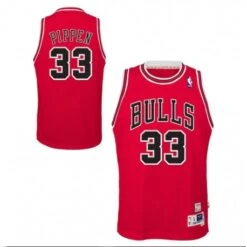 Mitchell & Ness NBA JR - Maillot Pippen Bulls Rouge - Mitchell&Ness