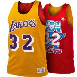 Mitchell & Ness NBA Reversible Mesh Tank Top Magic Johnson All Star 1991