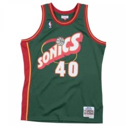 Mitchell & Ness Maillot Seattle Supersonics Swingman Shawn Kemp #40