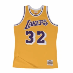 Mitchell & Ness SWINGMAN NBA MAGIC JOHNSON LAKERS JAUNE MITCHELL&NESS